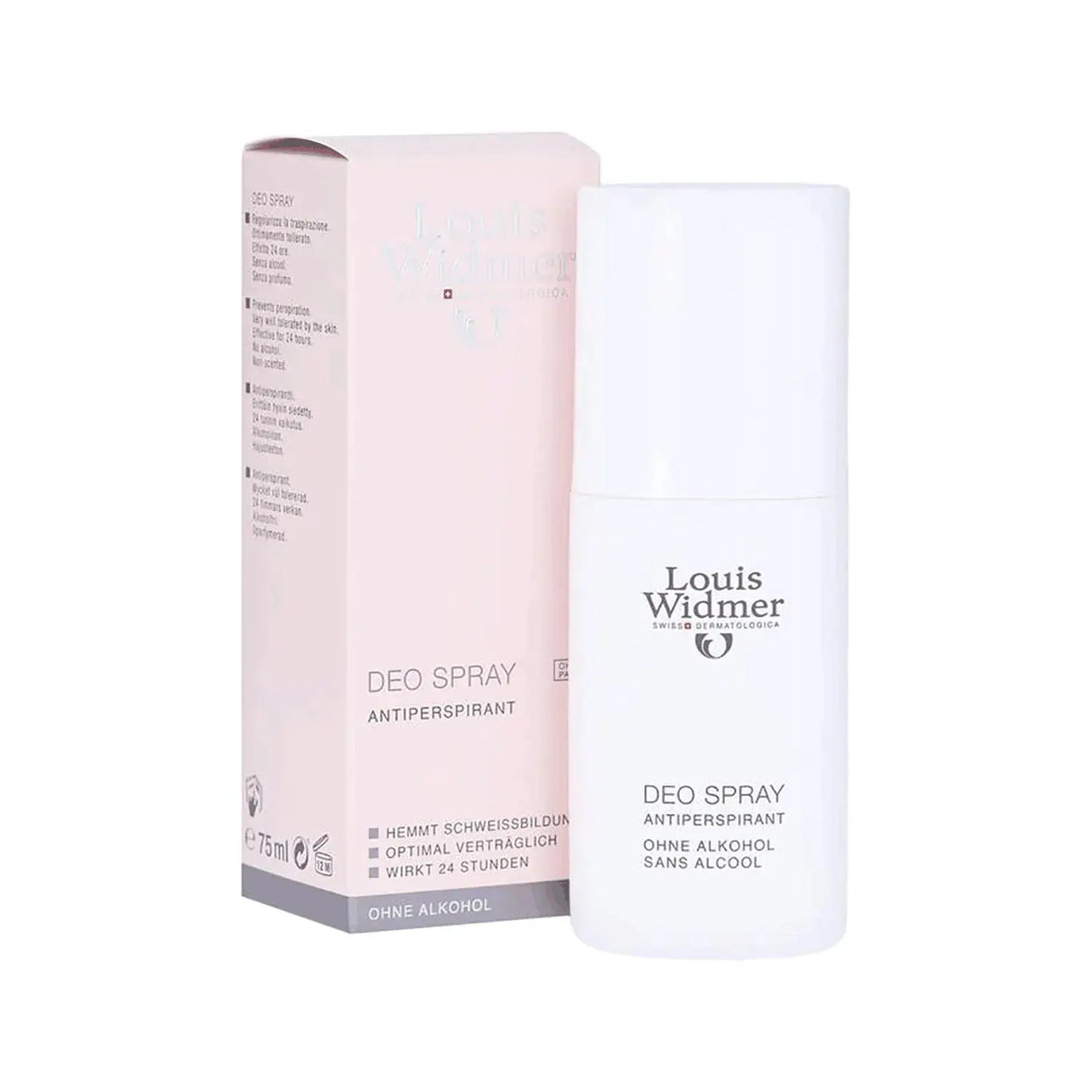 Louis Widmer Deo Spray Non Scented 75ml Louis Widmer
