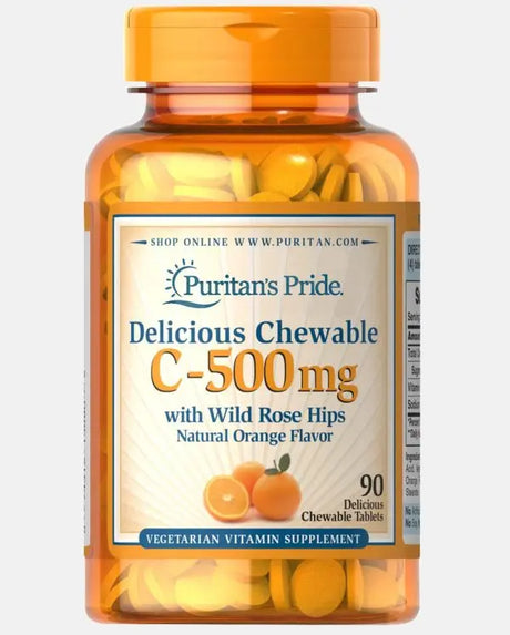 Puritan's Pride Vitamin C-500mg Chewable 90's Puritan's Pride
