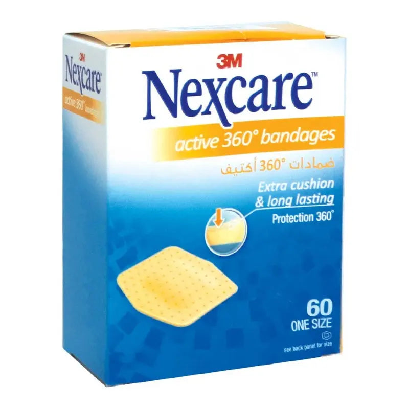 3M Nexcare Active Bandages 60's 3M Nexcare