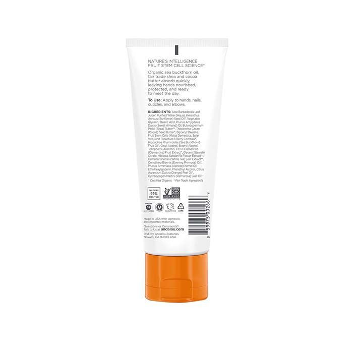 Andalou Naturals Clementine Hand Cream - 100 ml