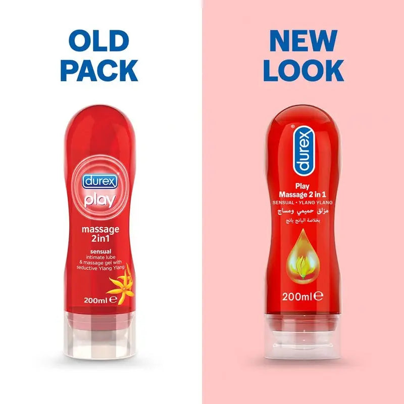 Durex Play Massage 2 In 1 Sensual Gel Lube 200ml Durex