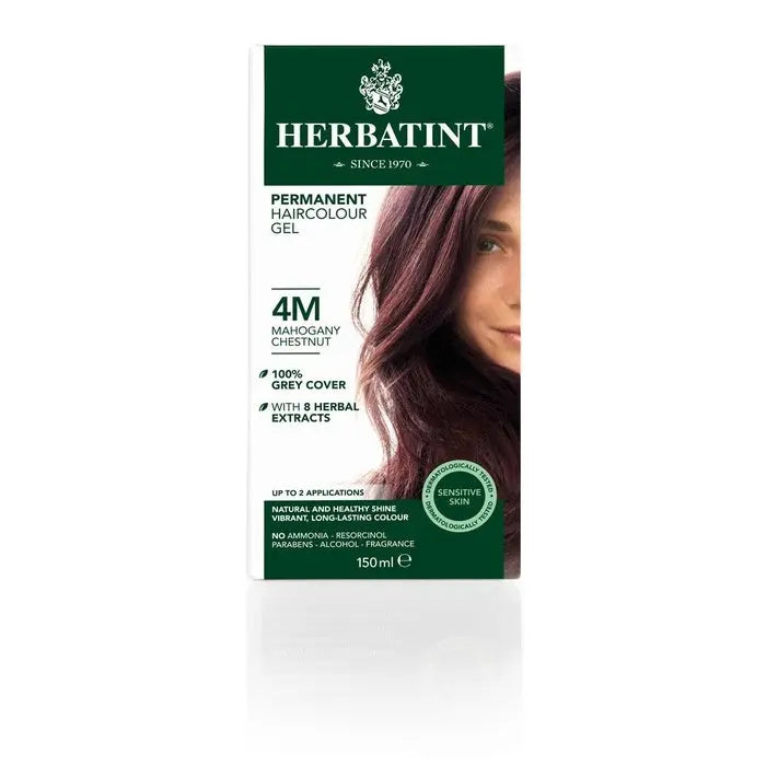 Herbatint 4M Mahogany Chestnut Hair Colour Gel 150 mL Herbatint