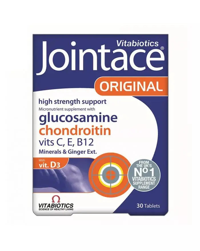 Vitabiotics Jointace Original High Strength Joint Support Tablets With Glucosamine & Chondroitin, Pack of 30's Vitabiotics