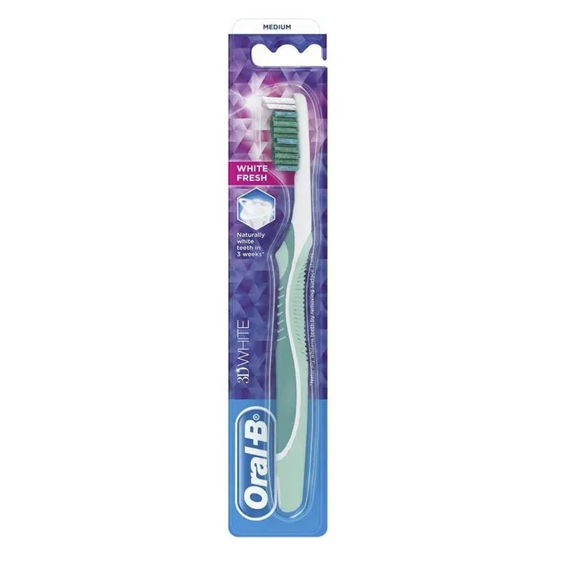 Oral-B 3D White Fresh 40 Medium Toothbrush, Pack of 1's Oral B