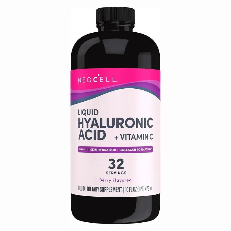 NeoCell Hyaluronic Acid Blueberry Liquid With Vitamin C For Skin & Joints 473ml NeoCell