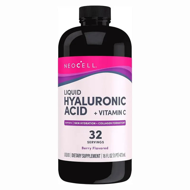 NeoCell Hyaluronic Acid Blueberry Liquid With Vitamin C For Skin & Joints 473ml NeoCell