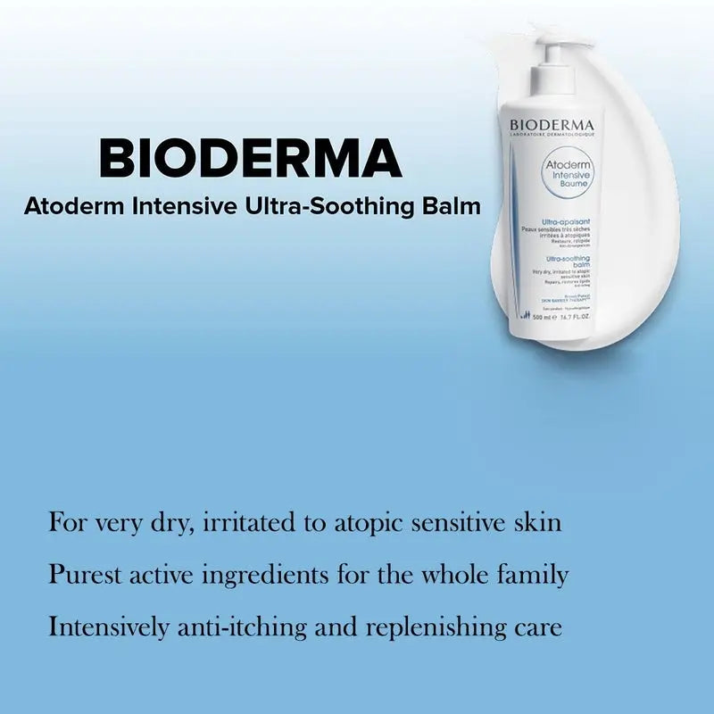 Bioderma Atoderm Intensive Ultra-soothing Baume For Face and Body 500 mL Bioderma