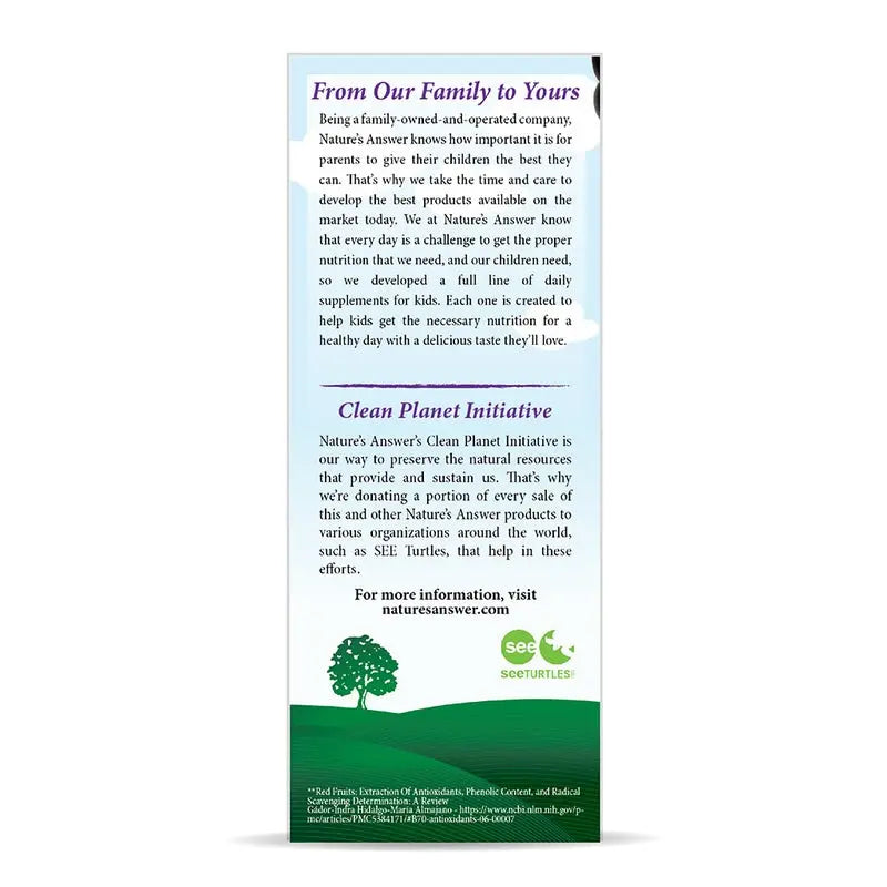 Nature's Answer Sambucus Kids Syrup For Immune Support 120ml Nature's Answer