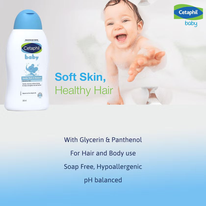 Cetaphil Baby Gentle Wash & Shampoo - 300 ml
