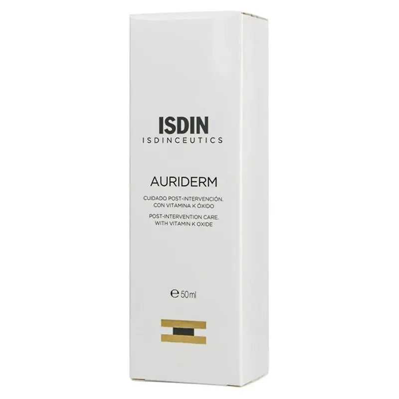 Isdin Auriderm Post Procedure Face Cream For Bruises And Redness 50ml Isdin