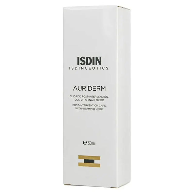 Isdin Auriderm Post Procedure Face Cream For Bruises And Redness 50ml Isdin