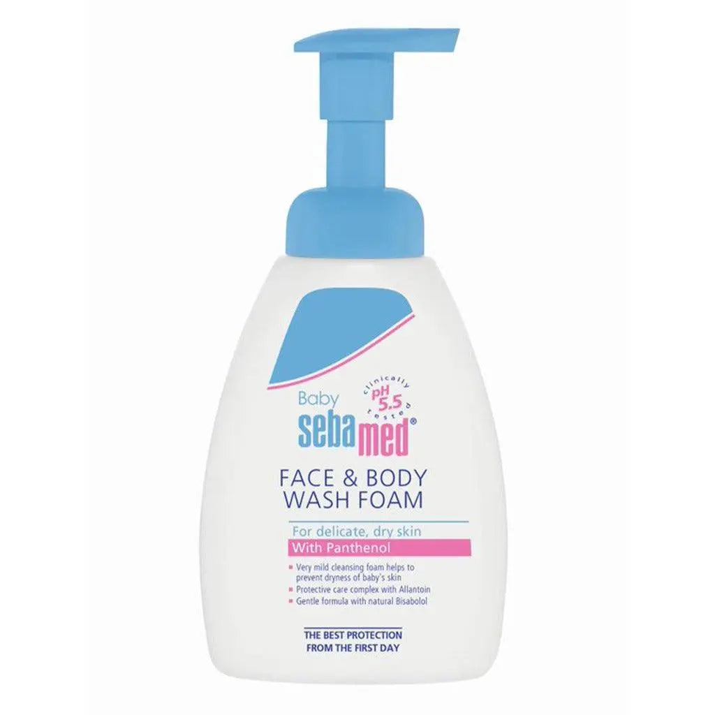 Sebamed Baby Face & Body Wash Foam 400 mL Sebamed