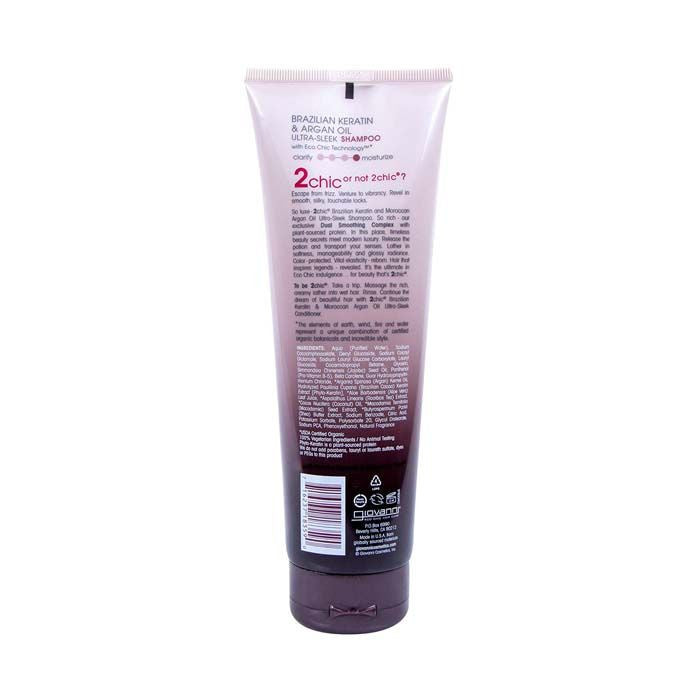 Giovanni 2Chic Keratin & Argan Ultra Sleek Shampoo - 250ml
