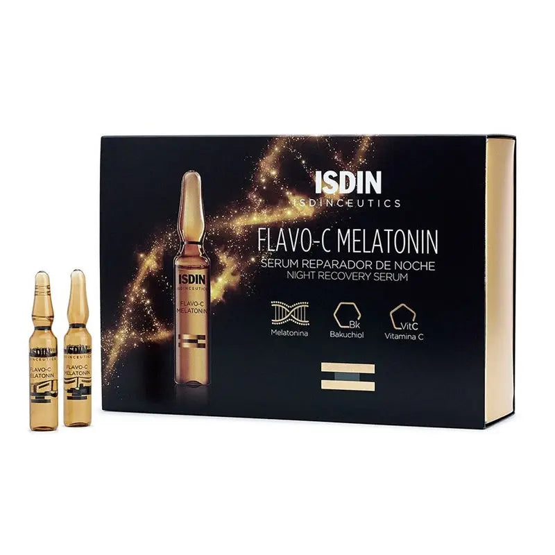 Isdin Isdinceutics Flavo-C Melatonin Ampoules 2 mL 30's Isdin