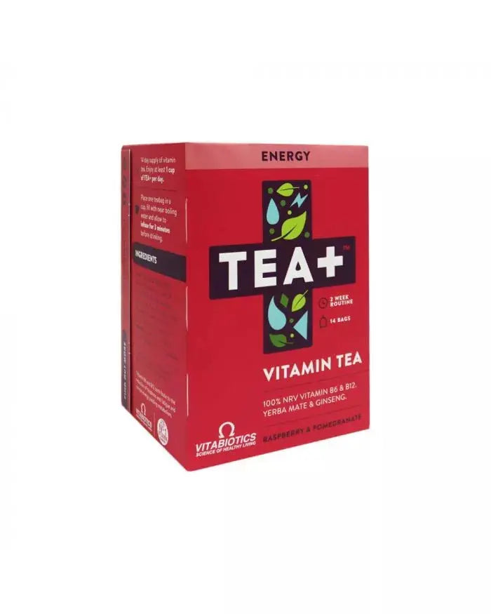 Vitabiotics Tea+ Energy Vitamin Tea Bags For Energy Support, Pack of 14's Vitabiotics
