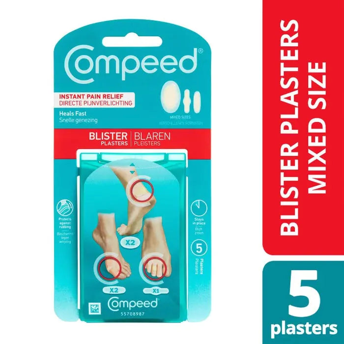 Compeed Hydrocolloid Blister Plasters Mixed Sizes 5's Compeed