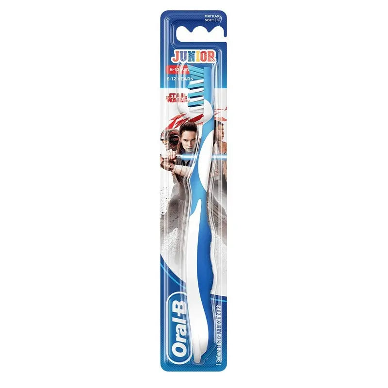 Oral-B Junior Manual Toothbrush Star Wars, For 6 - 12 Years Children, Assorted Pack of 1's Oral B