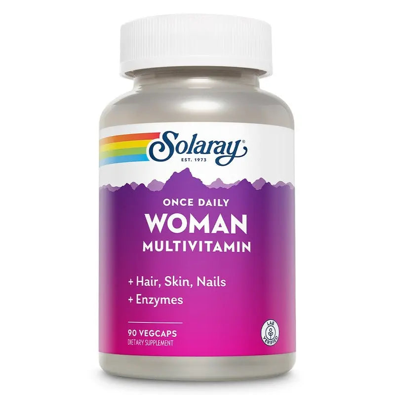Solaray Once Daily Woman Multivitamin VegCaps 90's Solaray
