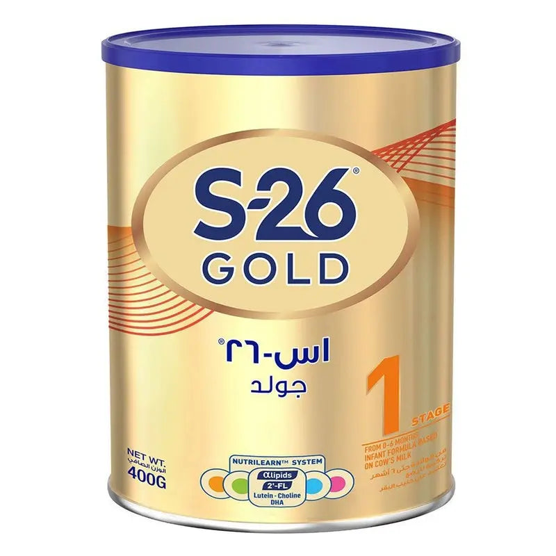 S-26 Gold Stage 1 Baby Milk Formula For 0 To 6 Months 400g S-26