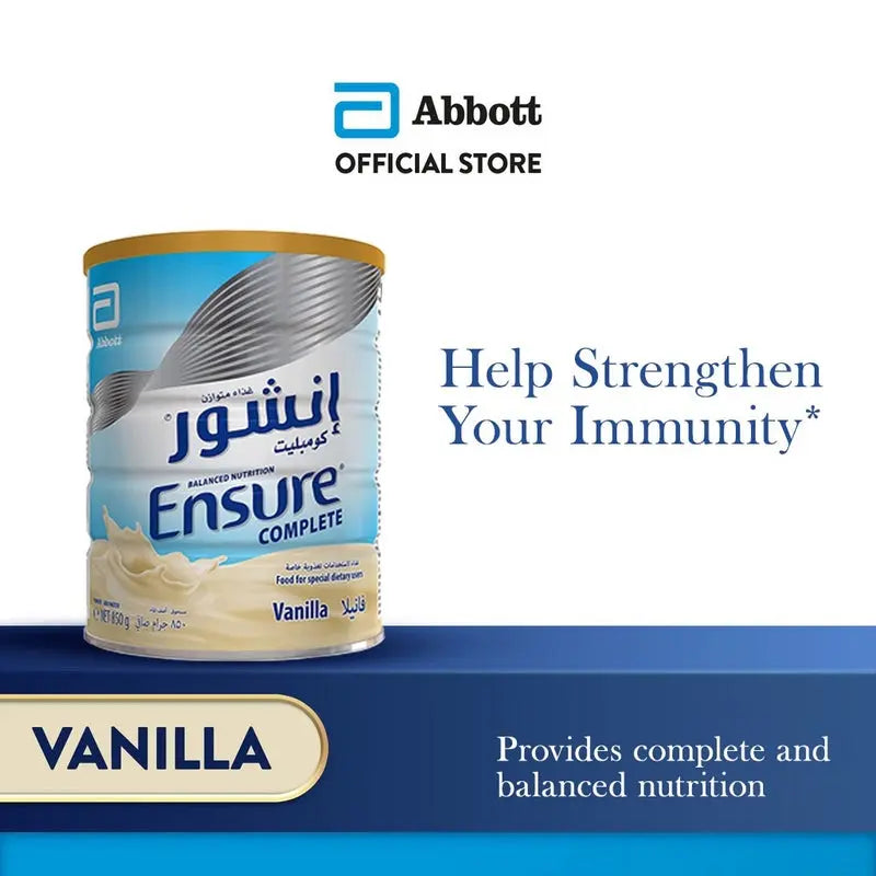 Ensure Complete Vanilla Powder For Balanced Nutrition 850 g Ensure