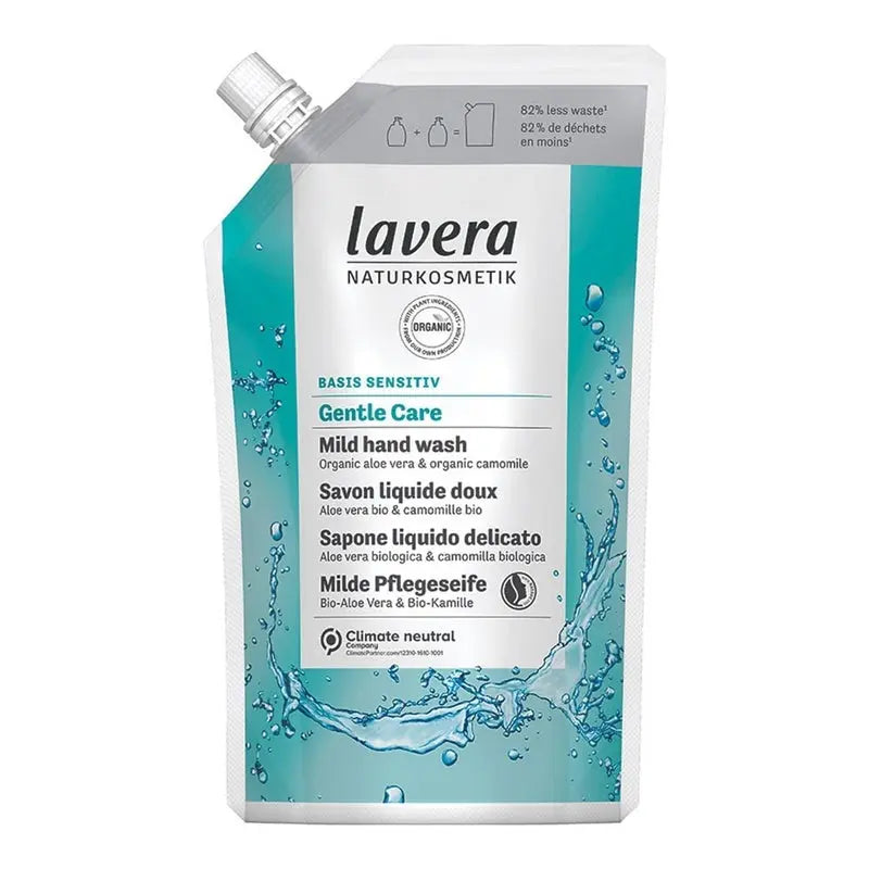 Lavera Basis Sensitiv Gentle Care Mild Hand Wash Refill Pouch 500 mL Lavera