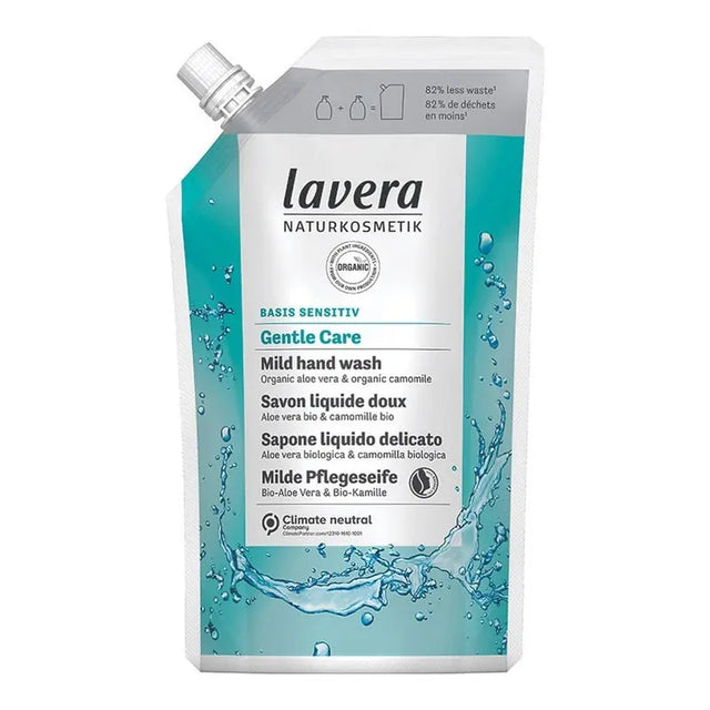 Lavera Basis Sensitiv Gentle Care Mild Hand Wash Refill Pouch 500 mL Lavera
