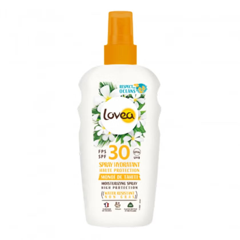 Lovea Monoi de Tahiti SPF 30 High Protection Moisturizing Spray 150ml