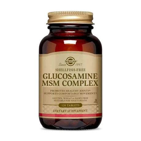 Solgar Glucosamine Msm Complex Shellfish Free Tablets 120's Solgar