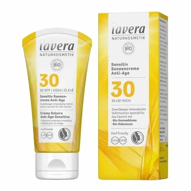 Lavera Sensitive Anti-Aging SPF 30 Face Sun Cream 50 mL Lavera