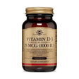 Solgar Vitamin D3 1000iu Softgels 100's Solgar