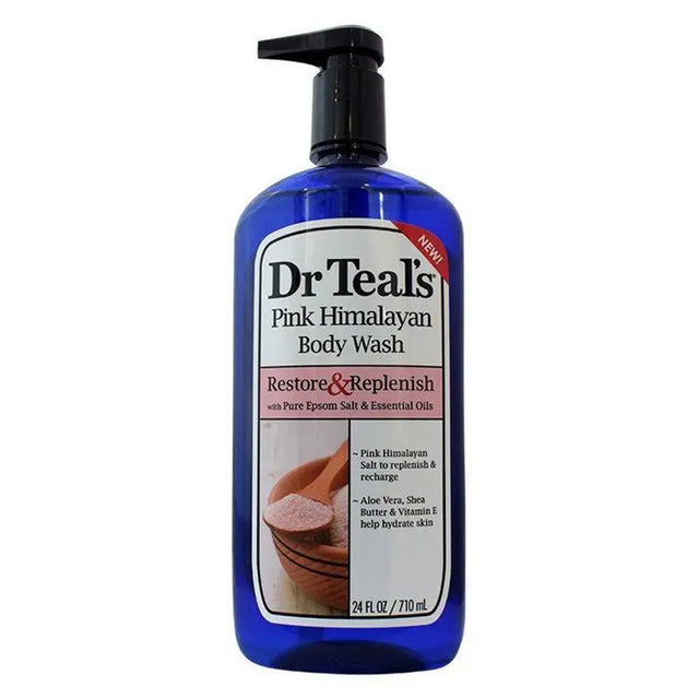 Dr Teal's Pure Epsom Salt Pink Himalayan Body Wash 710 mL Dr Teal's
