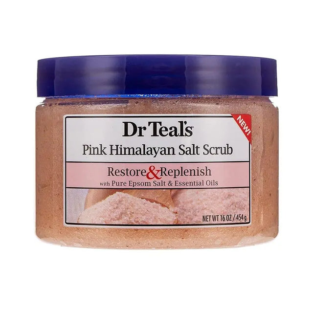 Dr Teal's Restore & Replenish Pink Himalayan Epsom Salt Body Scrub 454 g Dr Teal's