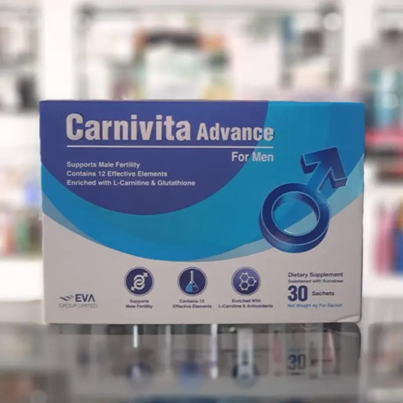 Eva Pharma Carnivita Advance Oral Powder Sachets For Men, Pack of 30's Eva Pharma