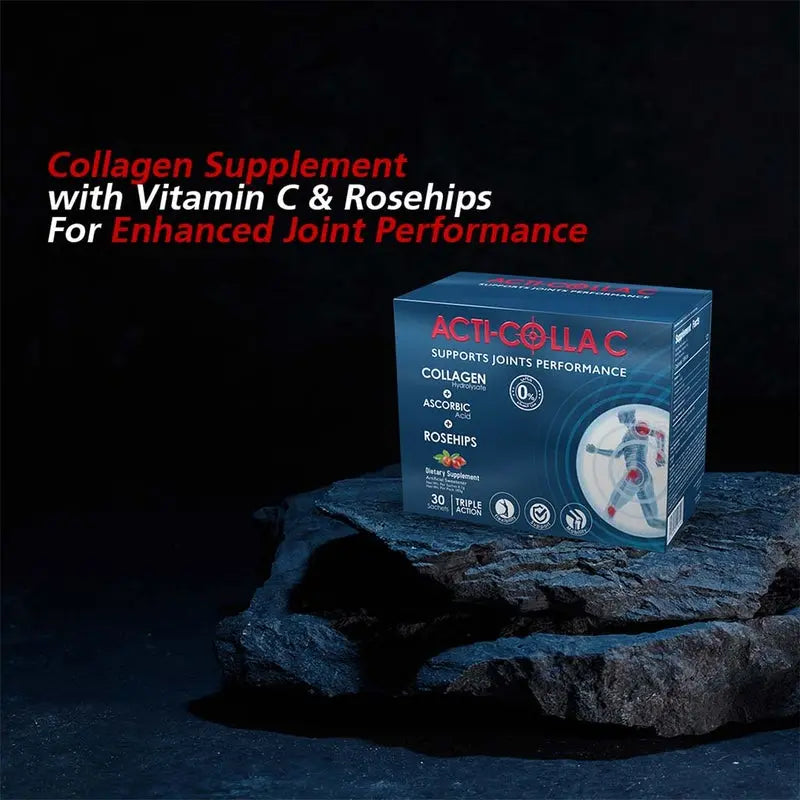 Eva Pharma Acti-Colla C Triple Action Oral Powder Sachets For Joint Support, Pack of 30's Eva Pharma