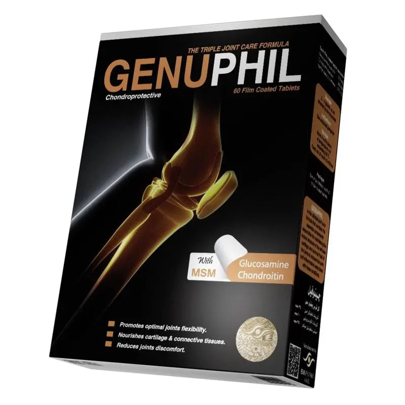 Eva Pharma Genuphil Tablets For Healthy Joints, Pack of 60's Eva Pharma