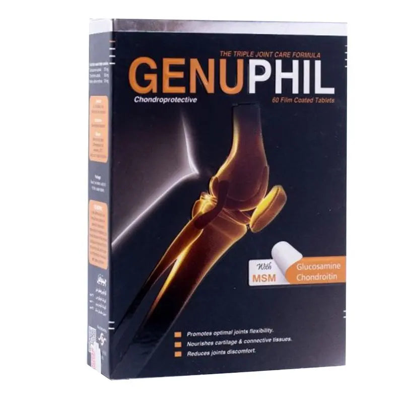 Eva Pharma Genuphil Tablets For Healthy Joints, Pack of 60's Eva Pharma