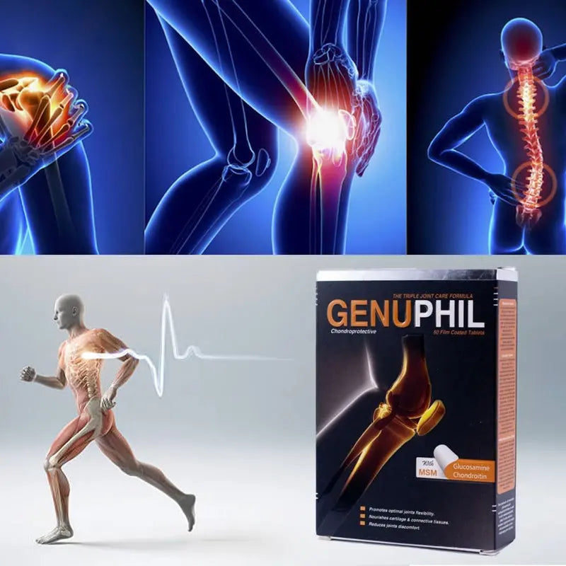 Eva Pharma Genuphil Tablets For Healthy Joints, Pack of 60's Eva Pharma