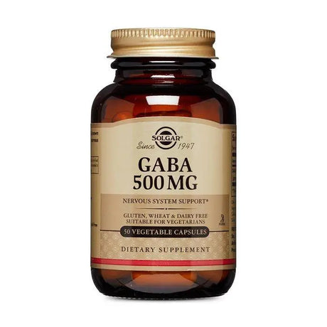 Solgar Gaba Vegetable capsules 500mg 50's Solgar