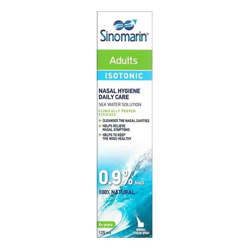 Sinomarin Isotonic Adults Nasal Spray 125ml Sinomarin