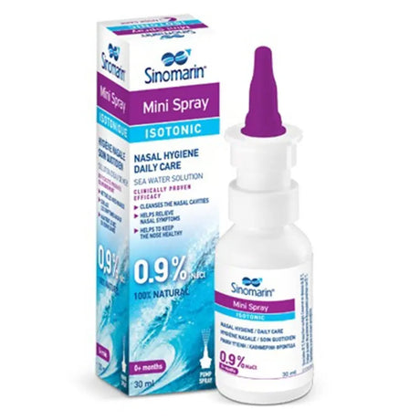 Sinomarin Natural Hygiene Daily Care Isotonic Mini Nasal Spray 30ml Sinomarin