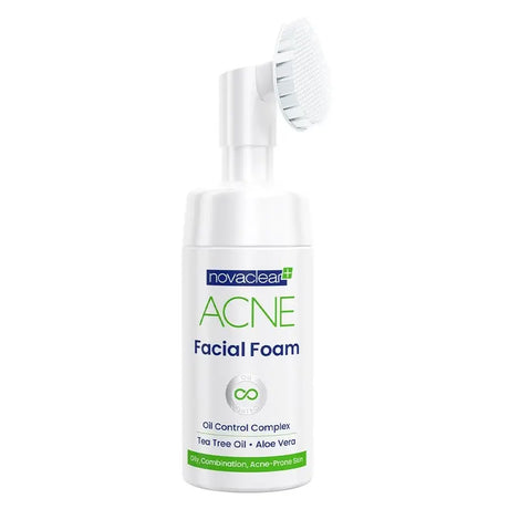 Novaclear Acne Oil Control Facial Foam Cleanser For Oily, Acne-Prone and Combination Skin 100ml Novaclear
