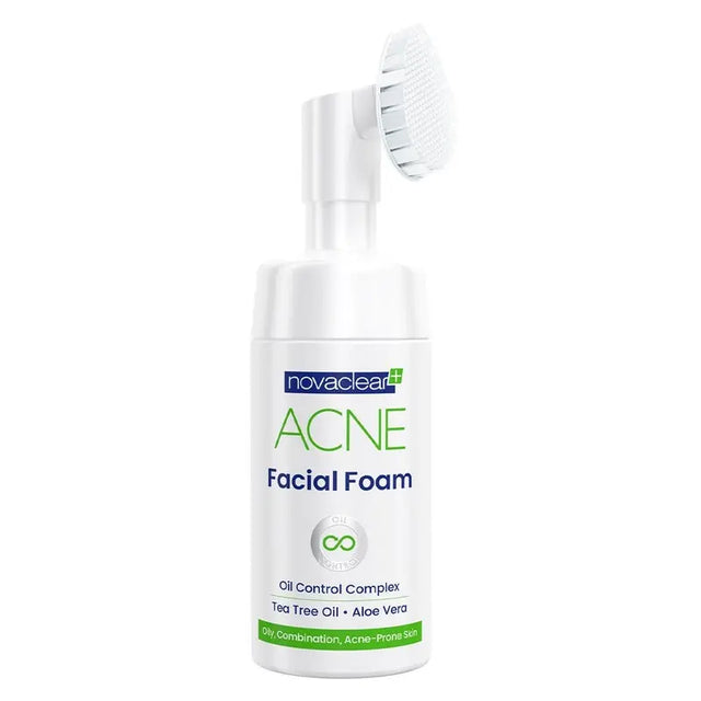 Novaclear Acne Oil Control Facial Foam Cleanser For Oily, Acne-Prone and Combination Skin 100ml Novaclear