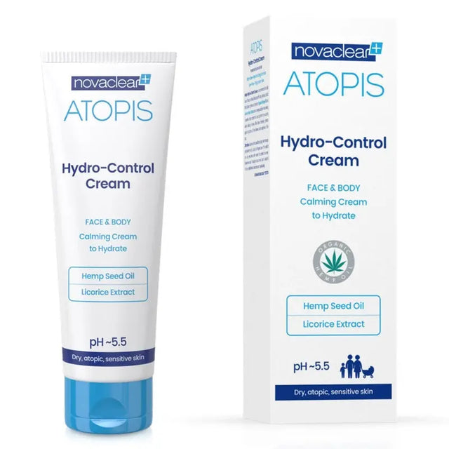 Novaclear Atopis Hydro-Control Calming & Hydrating Cream For Dry, Atopic & Sensitive Skin 250ml Novaclear