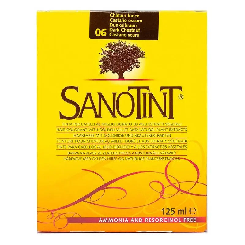 Sanotint Classic Ammonia Free Hair Color 06 Dark Chestnut 125ml Sanotint