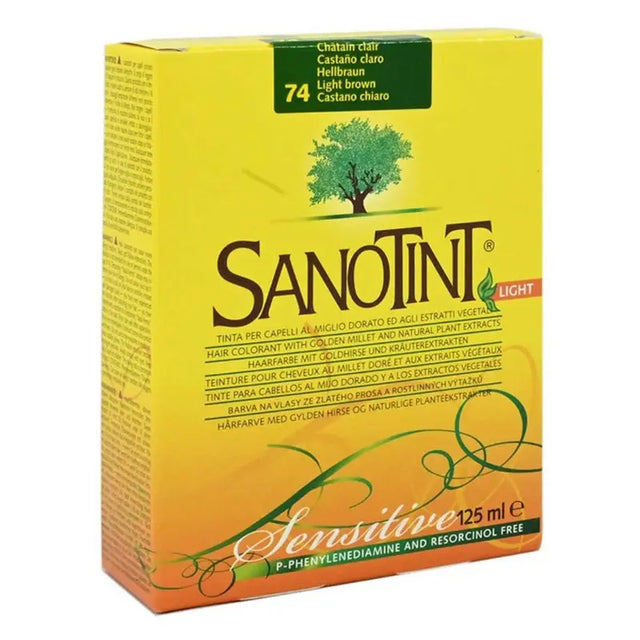 Sanotint Light Sensitive PPD Free Hair Color 74 Light Brown 125ml Sanotint