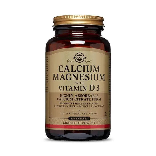 Solgar Calcium Magnesium With Vitamin D3 150 Tablets Solgar