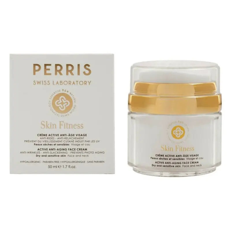 Perris Swiss Laboratory Skin Fitness Active Anti-Aging Face Cream For Dry & Sensitive Skin 50ml Perris Swiss Laboratory