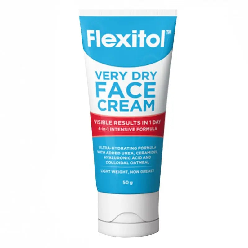 Flexitol Very Dry Skin Face Cream For Severely Dry, Cracked & Itchy Skin 50g Flexitol