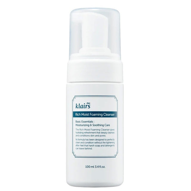 Dear Klairs Rich Moist Moisturizing and Soothing Foaming Facial Cleanser 100ml Dear Klairs