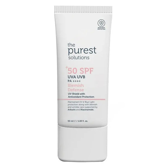 The Purest Solutions Blemish Defense Sunscreen With SPF 50+ & PA++++ 50ml The Purest Solutions